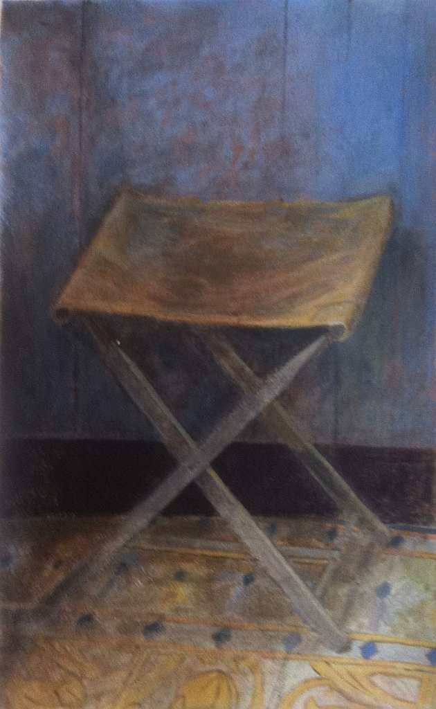 Chaises, œuvre 9, Tempera sur papier — Emmanuel Billon