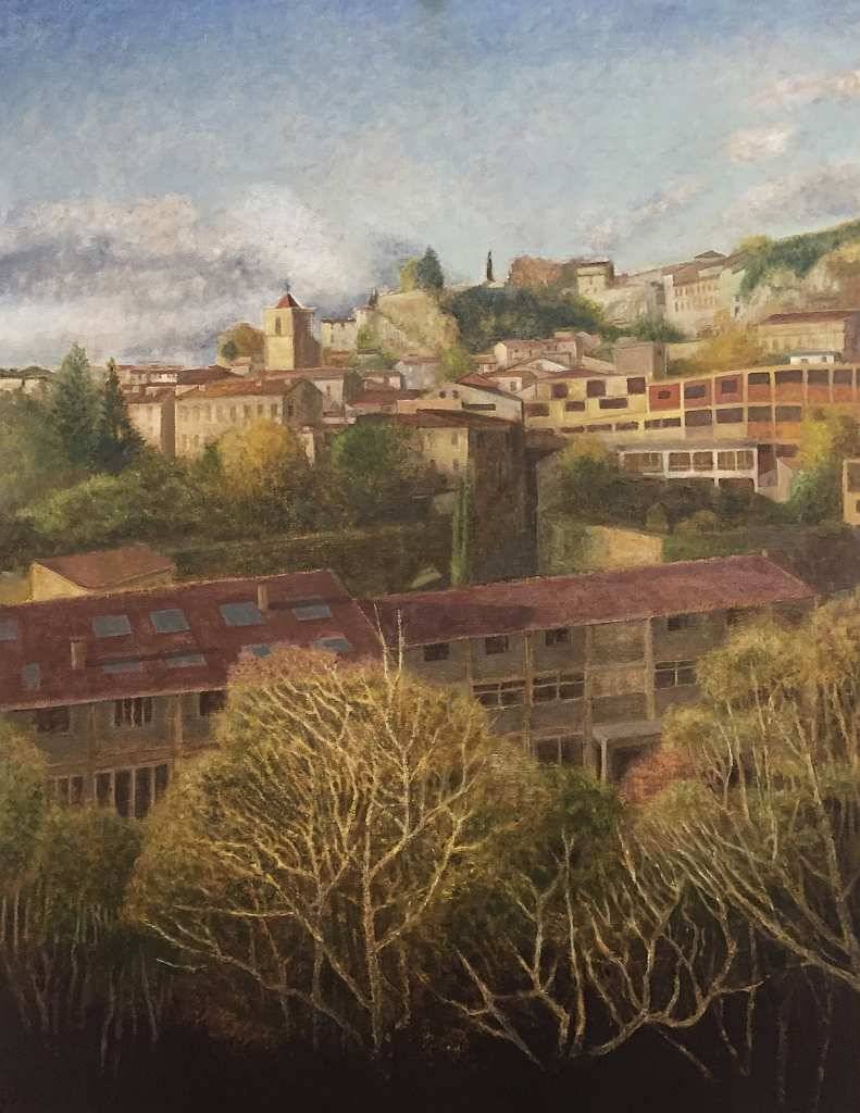 Paysages du Var, œuvre 5, Huile — Emmanuel Billon